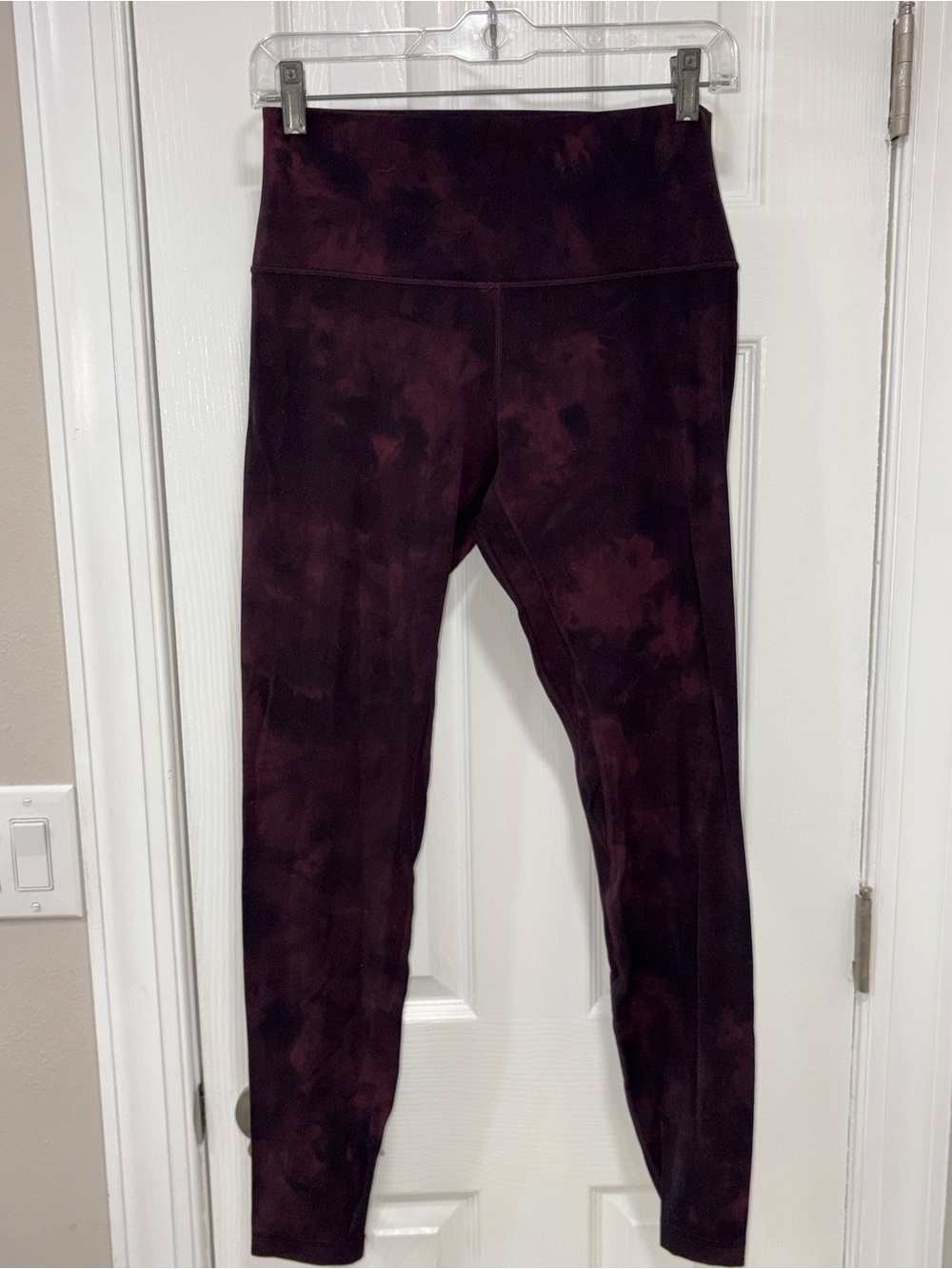 lululemon align plum maroon seamless leggings